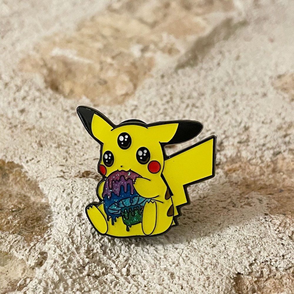 Trippikachu lapel pin